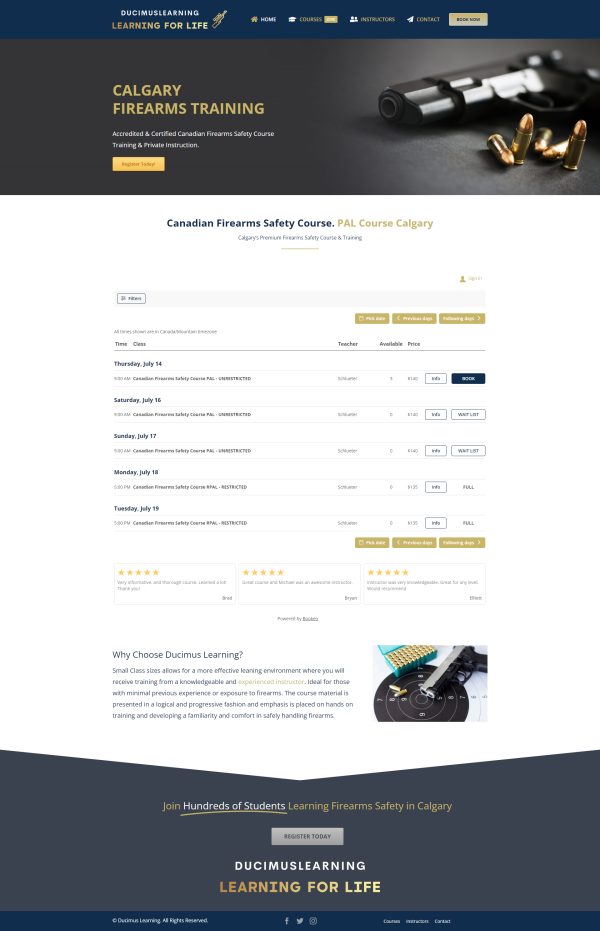 Ducimus Learning website designed by Right Design