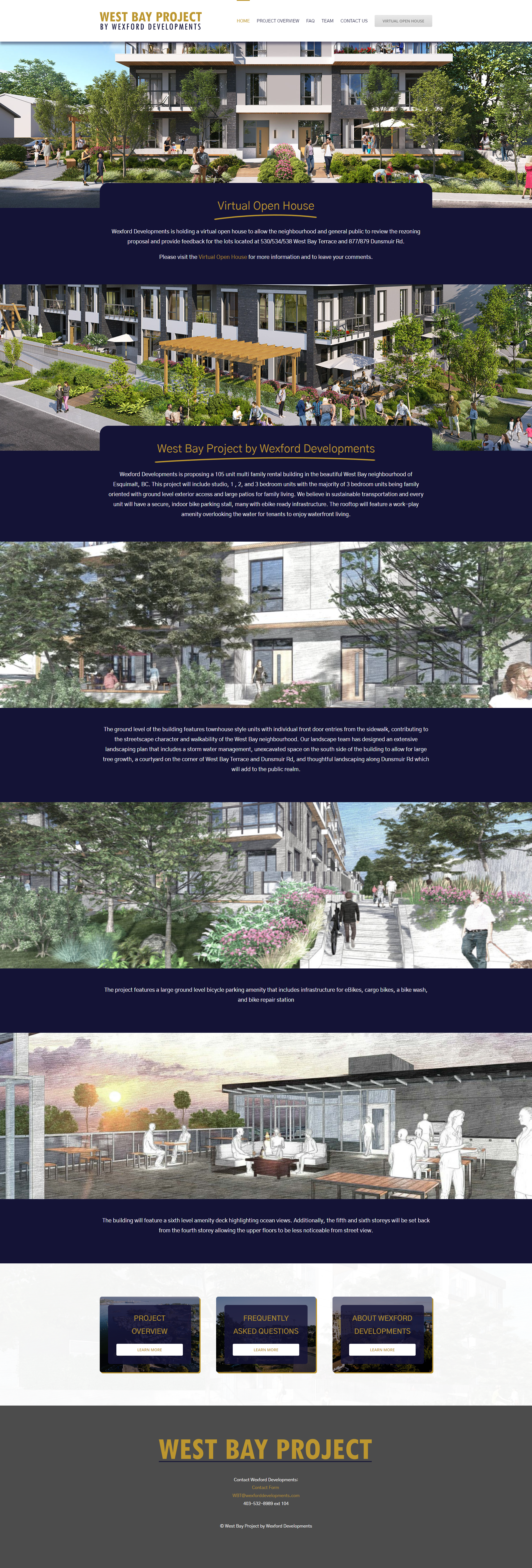 Website Design for West Bay Terrace